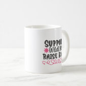 Mug Soutenez la faune, levez les garçons (Devant droit)