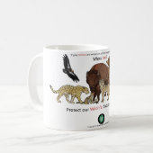 Mug Soutenez la Loi d'espèce menacée (Devant gauche)