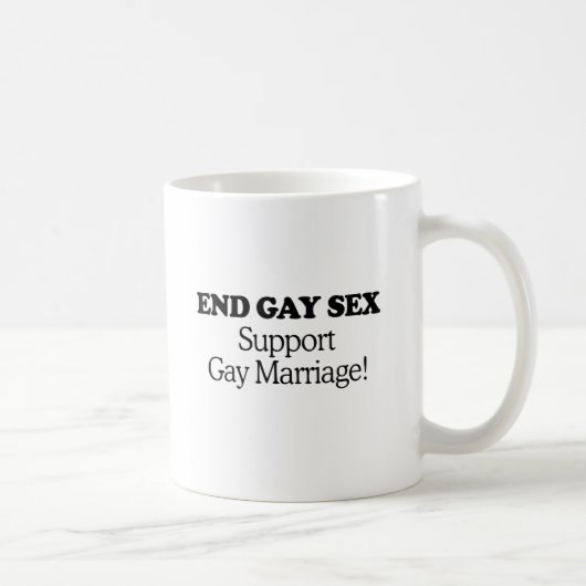 Mug Soutenez le mariage gay (Droite)