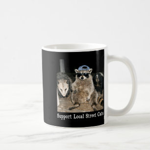 Mug Soutenez les chats de rue locaux drôle de raton la