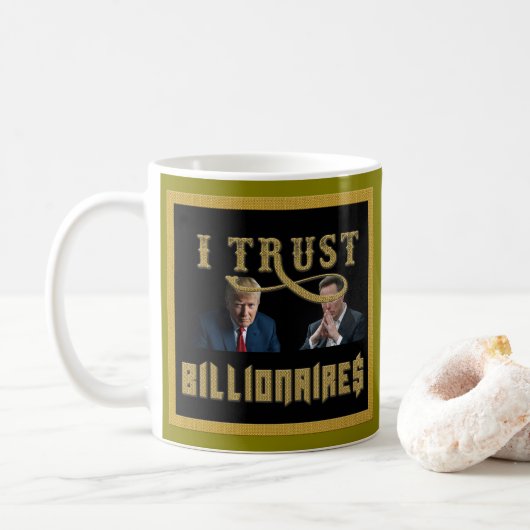 Mug Soutenez l'oligarchie ! MAGA 47 ! (Avec donut)