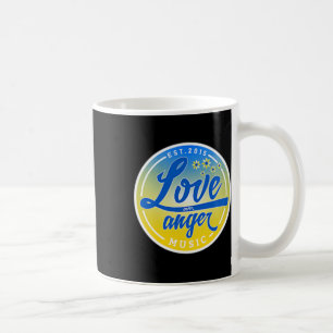 Mug Soutenez l'Ukraine Amour plutôt que Colère Musique
