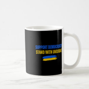 Mug Soutenez l'Ukraine avec la démocratie Drapeau de l