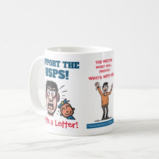 Mug Soutenez l'USPS !Mug (Devant gauche)