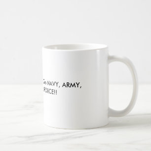 Mug Soutenez nos militaires ! Vont la MARINE, ARMÉE,