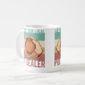 Mug Soutenez Votre Artisanat D'argile De Poterie De De (Devant gauche)