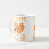 Mug Soutenez Votre Céramiste Artisan Potier Local (Devant gauche)