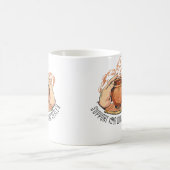 Mug Soutenez Votre Dealer de Pot Local - Céramique Pot (Centre)