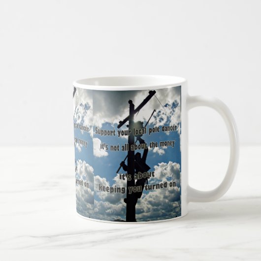 Mug Soutenez votre Lineman (Droite)