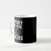 Mug Soutenez Votre Pêcheur Local (Devant gauche)