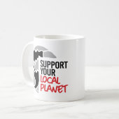 Mug Soutenez votre planète locale (Devant gauche)