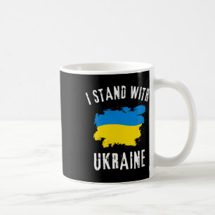 Mug Soutenir l'Ukraine Je suis avec l'Ukraine Drapeau