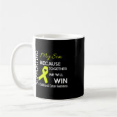 Mug Soutenir mon fils parce qu'ensemble nous gagnerons (Gauche)