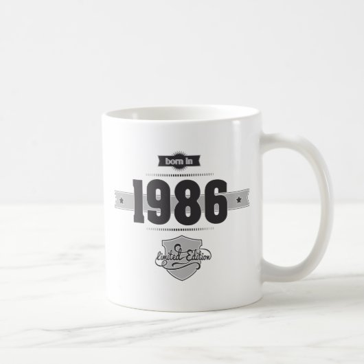 Mug Soutenu en 1986 (Dark&Lightgrey) (Droite)