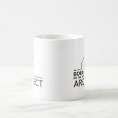 Mug Soutenu pour être un architecte (Centre)