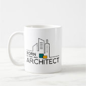 Mug Soutenu pour être un architecte (Gauche)