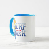 Mug Soutenu pour surfer (Devant gauche)