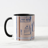MUG SOUTERRAIN MAP, 1940 2 DE NEW YORK (Gauche)