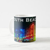 Mug South Beach, Miami, Floride Art Déco (Devant gauche)