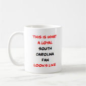 Mug south carolina fan, loyal (Gauche)