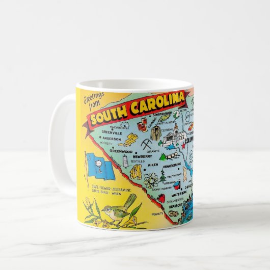 Mug South Carolina Salutations (Devant gauche)