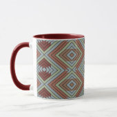 Mug South West American Indian Style Patterned Art (Gauche)