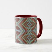 Mug South West American Indian Style Patterned Art (Devant droit)
