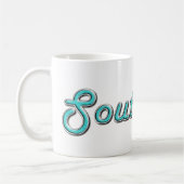 Mug Southpaw turquoise rétro (Gauche)