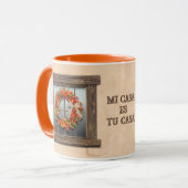 Mug Southwest Chile Peppers Ristra Wreath Personalized (Devant gauche)