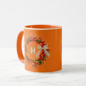 Mug Southwest Colorful Chile Wreath Personalized (Devant gauche)