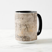 Mug Southwest Petroglyhs Custom Tribe/Name (Devant droit)
