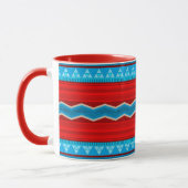 Mug Southwest River Canyon Geometric Red Turquoise (Gauche)