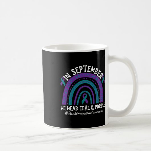 Mug Soutien à la sensibilisation à la prévention du su (Droite)
