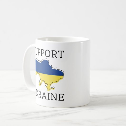 Mug Soutien à l'Ukraine (Devant gauche)
