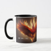 Mug Soutien à Phoenix Rising Inspirant la Force (Gauche)