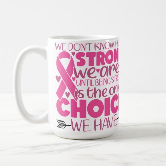 MUG SOUTIEN AU CANCER DU SEIN ET SENSIBILISATION (Gauche)