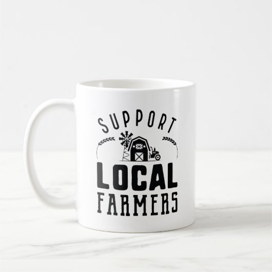 Mug Soutien aux agriculteurs locaux (Gauche)