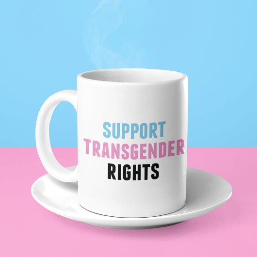 Mug Soutien aux droits transgenres