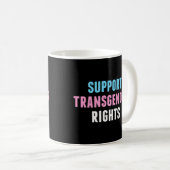 Mug Soutien aux droits transgenres (Devant droit)