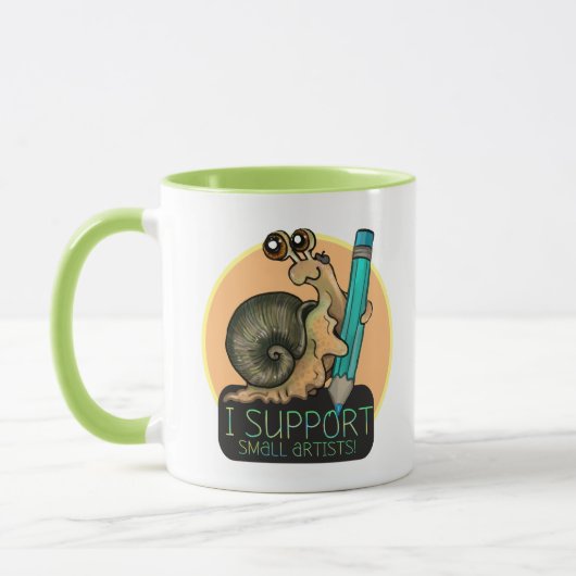 Mug Soutien aux petits artistes escargots (Gauche)