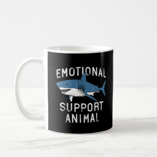 Mug Soutien émotionnel Animal drôle Effrayant Shark Pu