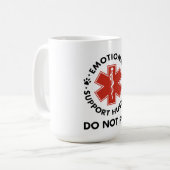 Mug Soutien émotionnel Mari ne pas animal de compagnie (Devant gauche)