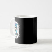 Mug Soutien Équipe Messy Bun Prévention du suicide (Devant gauche)