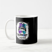 Mug Soutien Équipe Messy Bun Prévention du suicide (Gauche)
