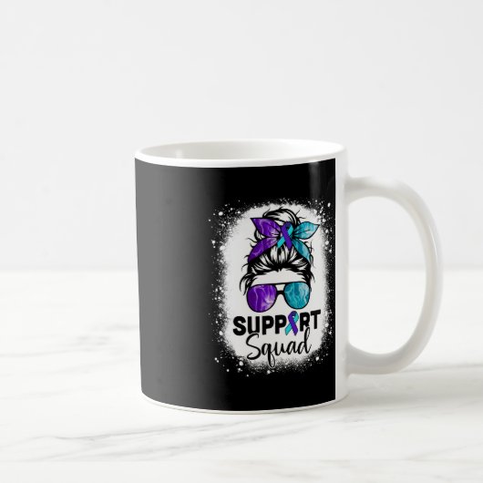 Mug Soutien Équipe Messy Bun Prévention du suicide (Droite)