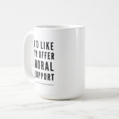 Mug Soutien moral Sarcastique Encouragement citation (Devant gauche)