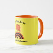 Mug Soutien Sensibilisation à la santé mentale Café Mu (Devant droit)