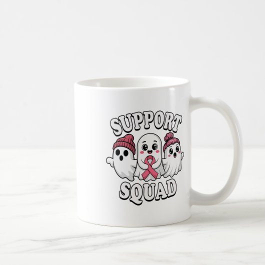 Mug Soutien Squad Ghosts mignon Sensibilisation au can (Droite)
