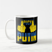 MUG SOUTIEN UKRANIEN BLEU & JAUNE (Gauche)