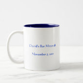 Mug Souvenir Bar Mitzvah (Gauche)